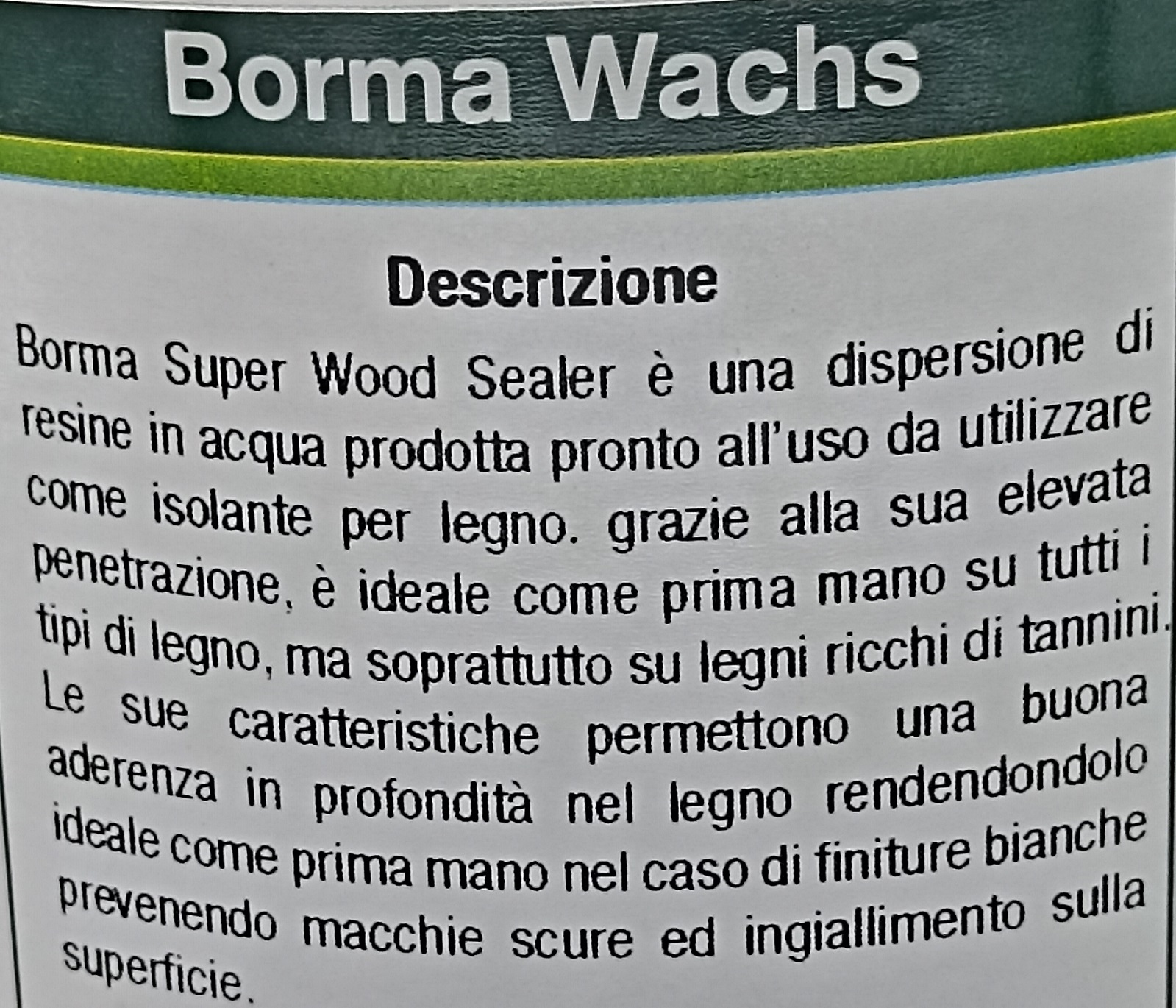 Superwoodsealer-descrizione